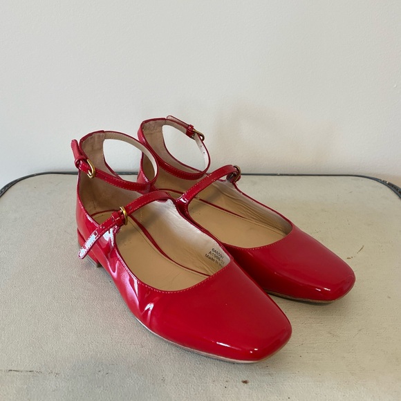Boden Mary Jane flats, cherry red - Picture 1 of 4